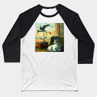 musical cat Baseball T-Shirt